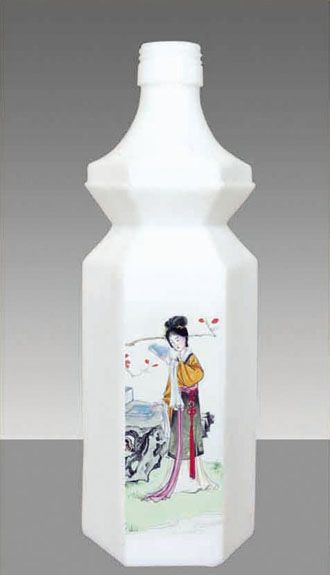 晶品-乳白瓶-174